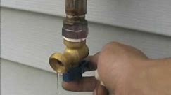 How to shut of your sprinkler system for the winter
