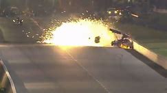 NHRA drag racer Antron Brown walks away from horrific, fiery crash