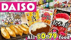 Daiso in Japan / Japanese dollar store / food review
