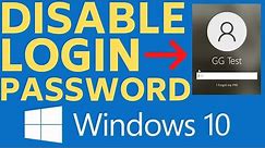 How to Disable Windows 10 Login Password & Lock Screen - 2021 Working