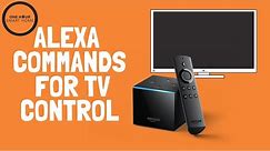 Alexa Commands: Fire TV Cube