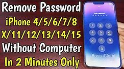 2024 New Unlock iPhone If Forgot Passcode | Remove iPhone Password Lock