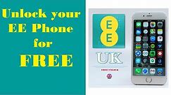 Unlock EE UK Phones - Free Codes EE Netwok