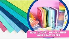 Paper Storage Ideas: How to Organize and Store Your Cardstock and Scrapbooking Paper