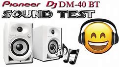 Pioneer DJ DM-40 BT Sound Test