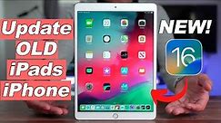 How to Install iOS 16 on Old iPad | Update iOS 16 Unsupported iPhone