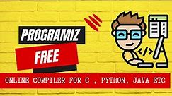 Programiz : The Perfect Online Compiler for Practicing Your Coding Skills