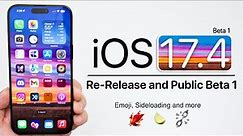 iOS 17.4 Beta 1 Re-Release is Out! - What's New?