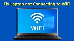 How to Fix Laptop Not Connecting to WiFi!! - Howtosolveit