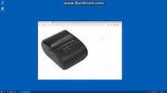 How to setup bluetooth POS printer ZJ-5802LD in Windows 10