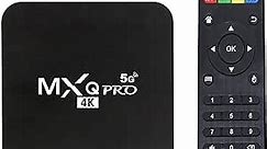 MXQ Pro 5G Android 13.1 TV Box Ram 1GB ROM 8GB Android Smart Box H.265 HD 3D Dual Band 2.4G/5.8G WiFi Quad Core Home Media Player
