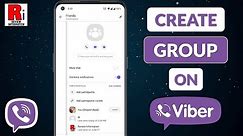 How to Create Group on Viber