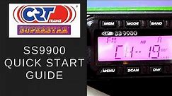 CRT SS 9900 Anytone 6666 total beginners guide. CB radio.