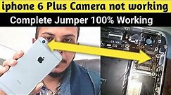 iphone 6 Plus Camera not working || ic Jumper || easy to fixe || iphone 6 plus camera problem
