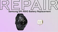 How To Repair Samsung Watch SM-R810 Battery Replacement | Repair Tutorial