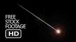 Free Stock Footage - Shooting Star Black Background
