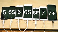 iPhone 5 vs iPhone 5S vs iPhone 6 vs iPhone 6S vs iPhone SE vs iPhone 7 vs iPhone 7 Plus iOS 10.3
