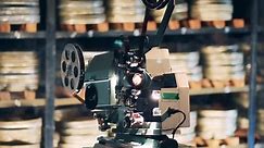 Vintage Film Projector Finishing Video Demonstration Stock Footage Video (100% Royalty-free) 1098753417 | Shutterstock