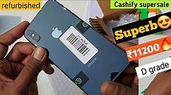 Unboxing iphone X ₹11200 superb🔥|D grade Cashify supersale app | refurbished iPhone | Best deal 🥳