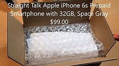 Straight Talk Apple iPhone 6s Prepaid Smartphone with 32GB Unboxing - From Walmart!! Great Deal!!