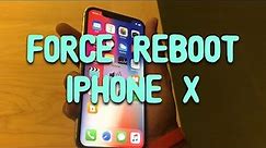 How to Force Turn Off/Reboot iPhone X / XS! (Frozen Screen Fix)