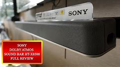 Sony HT-X8500 Single 2.1Ch Soundbar with Dolby Atmos and Built-in subwoofers FULL DEMO AND REVIEW