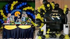 batman birthday party decoration | batman decoration ideas | batman theme,