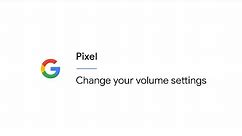 Change your volume settings
