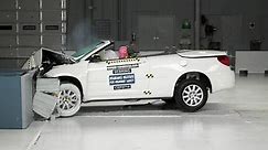 2008 Chrysler Sebring convertible moderate overlap IIHS crash test
