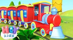 The Train Song for kids 🚂 Trains for children | HeyKids - nursery rhymes