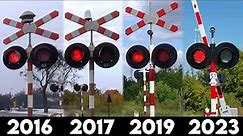 Grudziądz: Historia Przejazdu Kolejowego na Drodze Granicznej | 2016-2023 | Polish railroad crossing