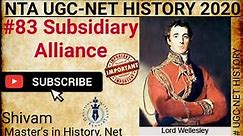 Subsidiary Alliance |Expansion and Protectorate of British| Concept Ideas and Terms| UGC Net History