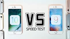 iOS 10 Beta 1 vs iOS 9 Speed Test on ALL iPhones!