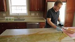 How to Stain Concrete Countertops with Z Aqua-Tint