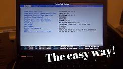 How to enter the BIOS on most Lenovo ThinkPad laptops - The easy way!
