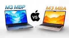 M3 MacBook Air vs M3 MacBook Pro - FULL Comparison!