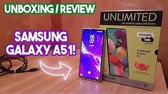 SAMSUNG GALAXY A51 FROM STRAIGHT TALK | UNBOXING/REVIEW IN 2021!