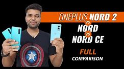 ONEPLUS NORD 2 vs Oneplus Nord vs Oneplus Nord CE: FULL COMPARISON ! [Hindi]