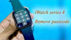 How to remove passcode apple watch series 4