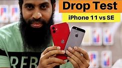 Drop test iPhone 11 vs iPhone SE