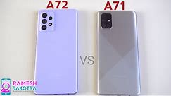 Samsung Galaxy A72 vs Galaxy A71 Speed Test and Camera Comparison