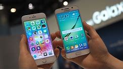 Galaxy S6 vs. iPhone 6 hands-on