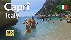Capri Island Walking Tour 4K Italy 🇮🇹