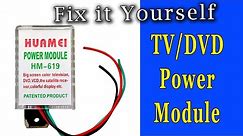 Universal power supply module for crt tv