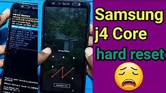 Hard Reset Samsung Galaxy J4 Core j410f