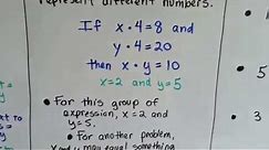 Grade 6 Math #1.7, How to write an algebraic expression