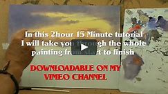 SAND DUNES Oil Painting Tutorial by Alan Kingwell