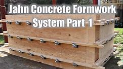 Intro To Jahn Concrete Formwork Systems Part 1