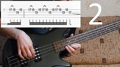 Metallica Orion bass lesson (2 of 4 - how to play SOLO) + bass tab