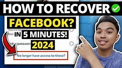 NEW! How to Recover Facebook Account Without Email and Phone Number 2024 l FACEBOOK RECOVERY 2024